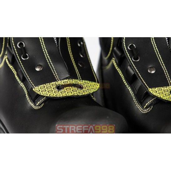 Buty strażackie PRO-LINE Plus z membraną -  dodatkowa ochrona sznurowadeł
