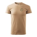 Koszulka strażacka t-shirt piaskowa ZOSP